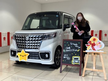 U様、スペーシアカスタムご納車させていただきました！！